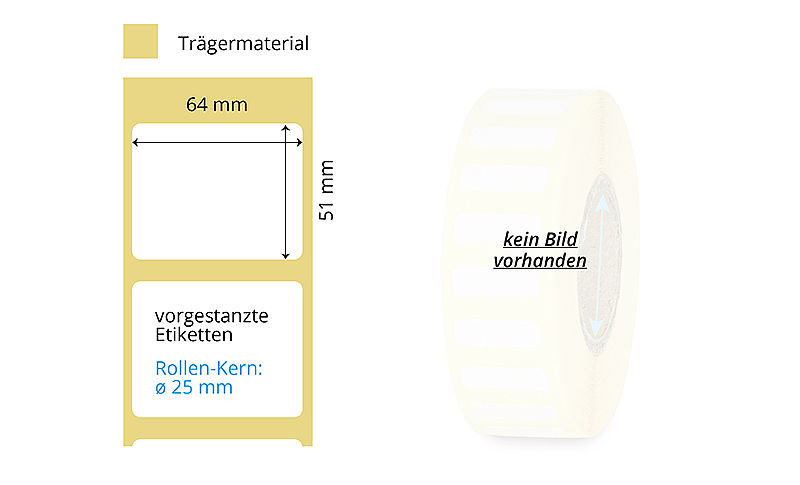 Thermotransfer-Etikettenrolle
