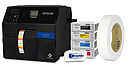 Colorprint 600TEX: Komplettes Farbetiketten Drucker-Set mit mit USB und LAN Schnittstelle, inkl. Cutter