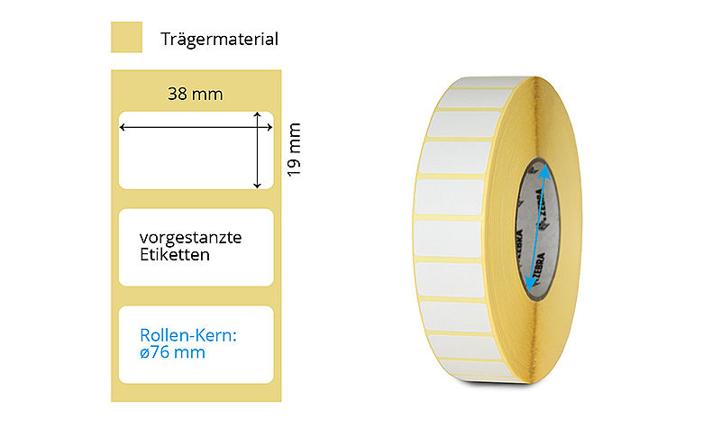 Thermotransfer Papier-Etiketten