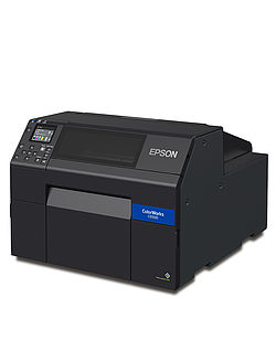 Epson Farbetikettendrucker inkl. Schneidevorrichtung