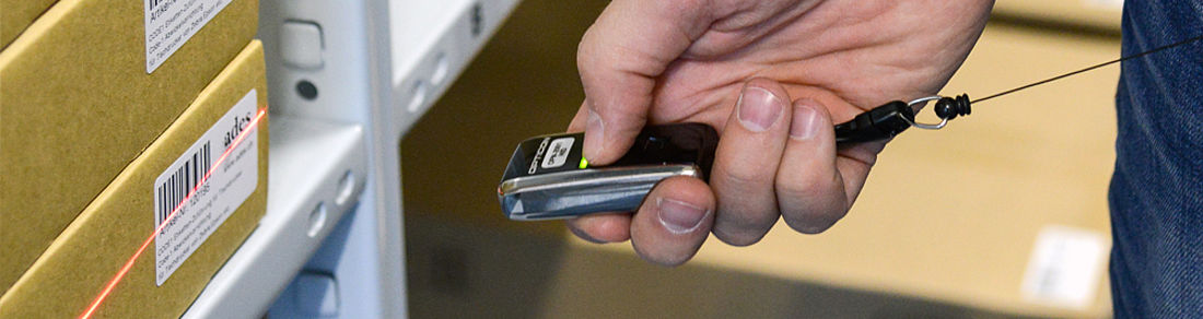 mobil Daten erfassen mit kleinem Pocket-Barcodescanner